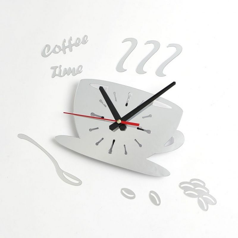 커피타임 붙이는 DIY 벽시계 아트월 시계만들기 이미지/