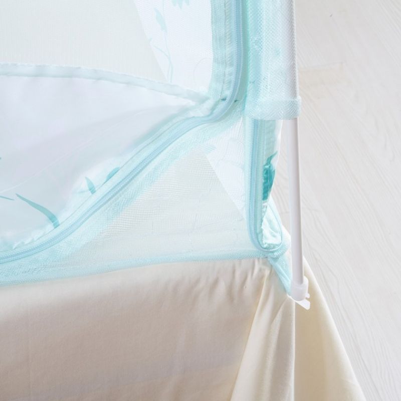 유니룸 돔형 모기장(180x200cm 블루) 침대모기장 이미지/