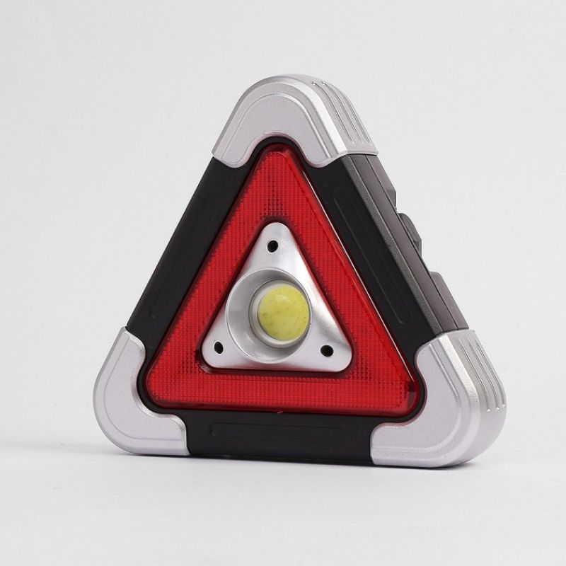차량용 LED 안전 삼각대(실버) 비상표지판 작업등 이미지/