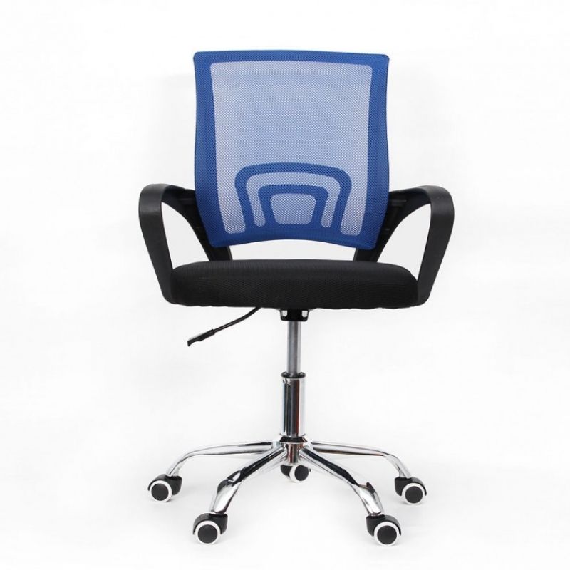 레스트온 사무용 의자(블루) 회사 책상의자 이미지/