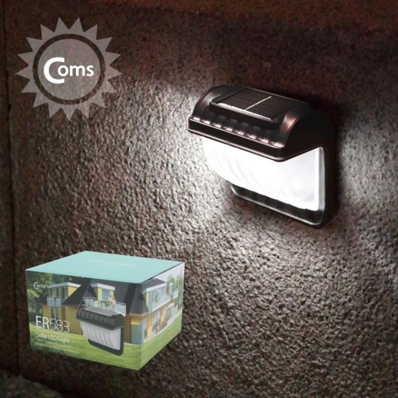 태양광 정원램프 벽면등 벽등 LED 가든램프 벽램프 이미지/