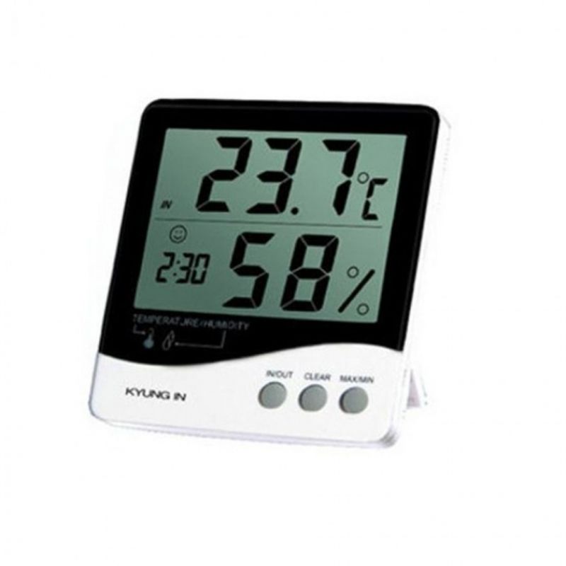 경인01C 디지털 온습도계 온도계 습도계 시계 이미지/