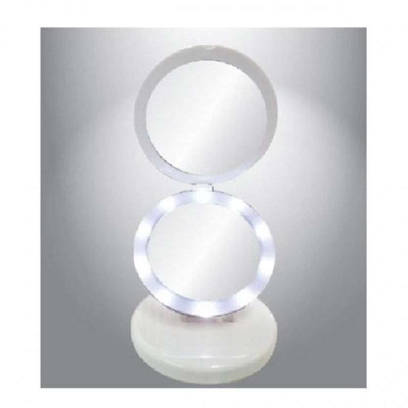 (SM)[P00000MM] 깔끔 심플한 탁상용 LED 확대경 거울 대 이미지/