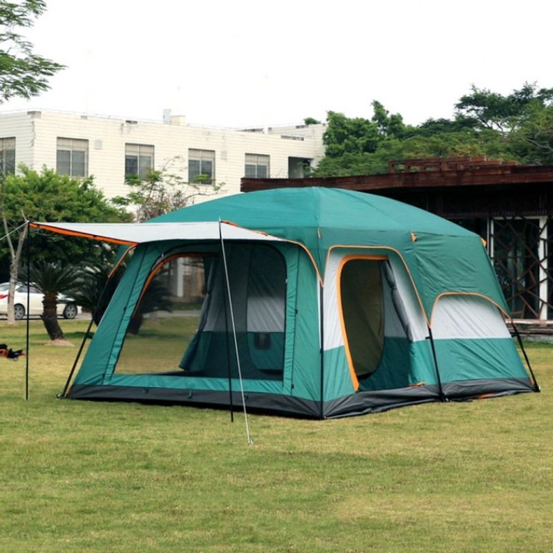 감성 대형 거실형 온가족캠핑 리빙쉘 텐트 8인용 이미지/