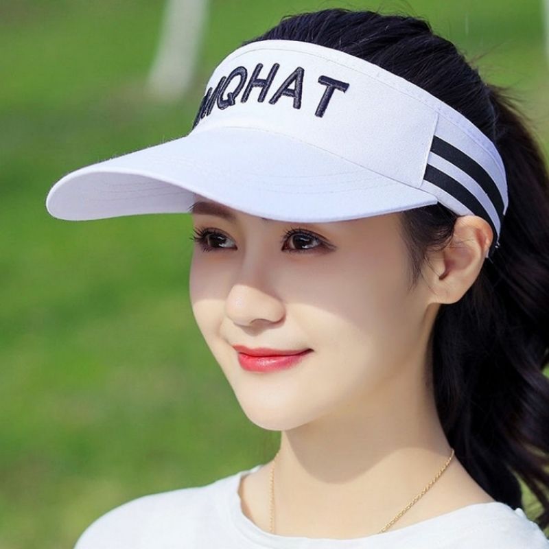 스포츠 여성 골프모자 햇빛가리개 여자썬캡(화이트) 이미지/