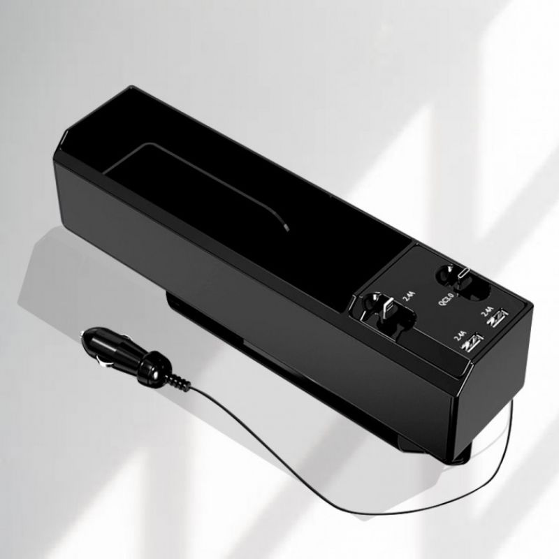 USB 충전 틈새 사이드 포켓/차량용 틈새 수납 포켓 이미지/