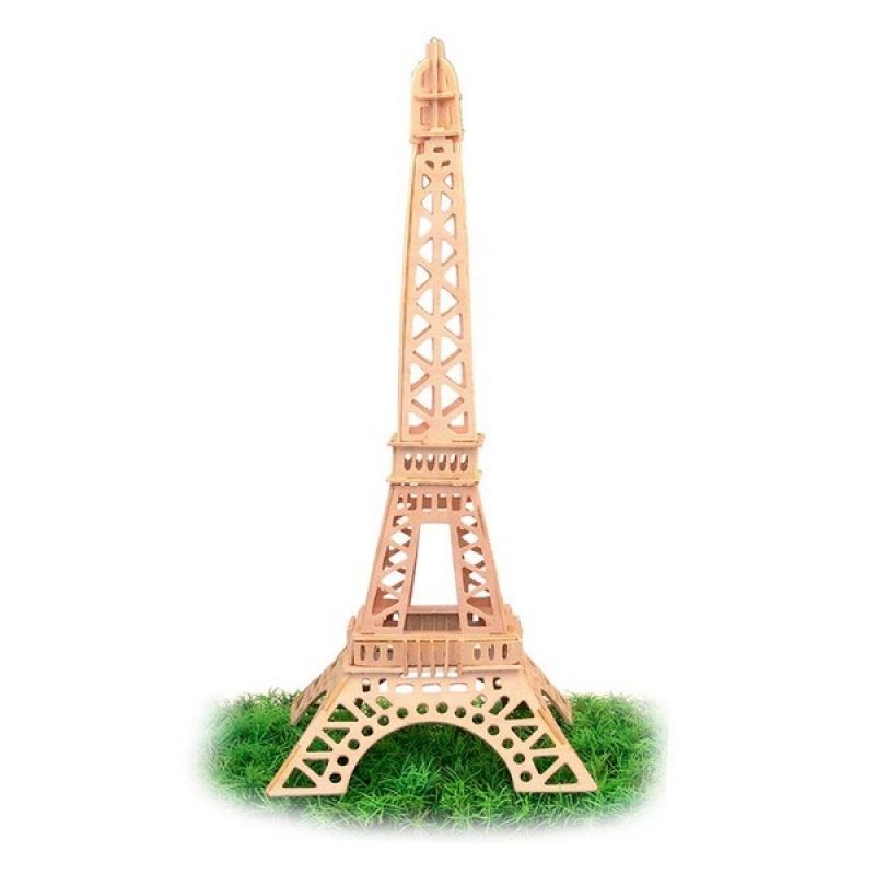 6P 에펠탑 DIY 원목 조립 퍼즐 만들기 BD P030 이미지/
