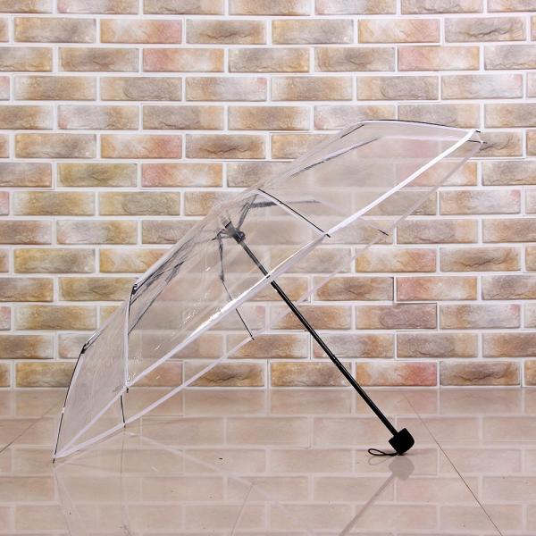 NEW 3단 투명우산 초경량 접이식 비닐우산 이미지/
