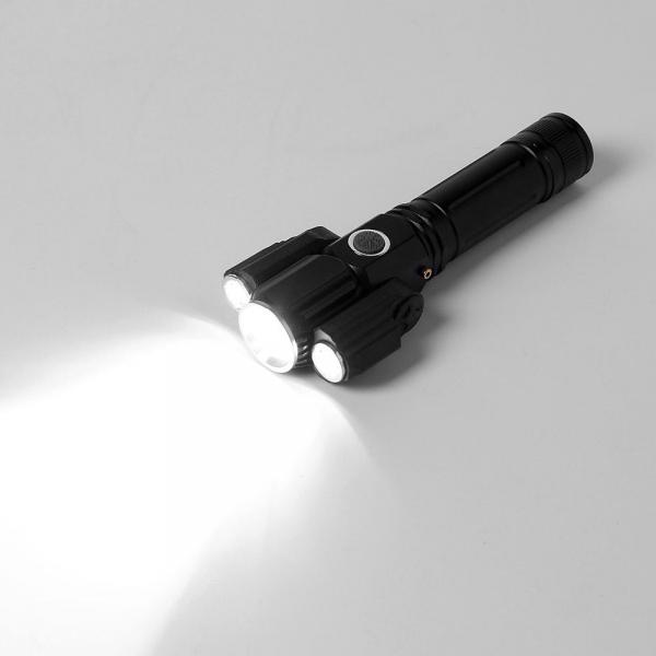 NEW 슬라이딩 줌 로봇맨 LED 후레쉬 휴대용 레저손전등 이미지/