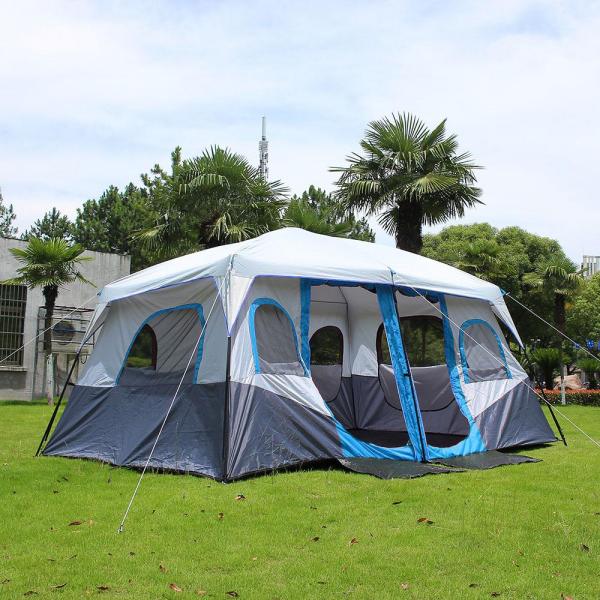 NEW 투룸 대형 온가족캠핑 텐트 12인용 야영 사계절 이미지/