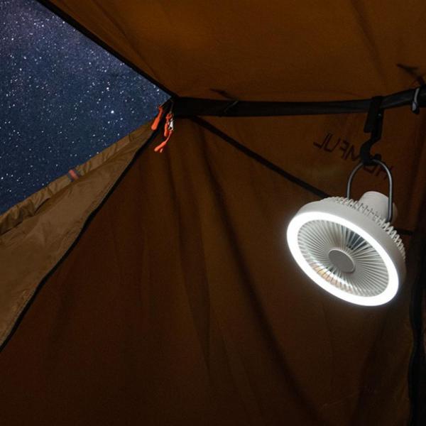 NEW 캠핑 서큘레이터 LED 선풍기 조명 벽걸이 캠핑선풍기 이미지/