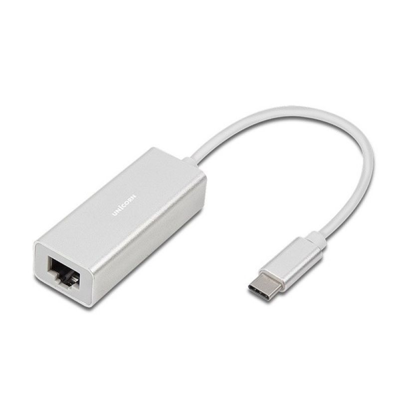 [유니콘] 유니콘 TC-1000G (유선랜카드/USB C타입/1000Mbps) [실버] 이미지/