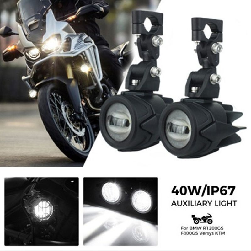 우리파파 오토바이 안개등 물새 안개등 바이크 LED 전조등 BMW 써치라이트 2개 1세트 이미지/