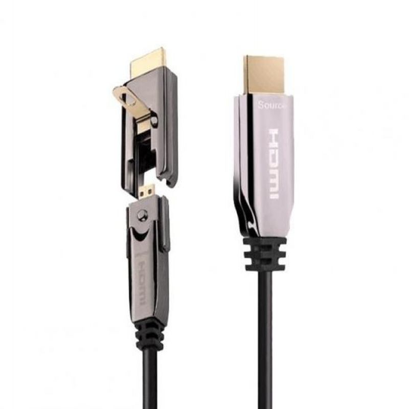 [ABC넷] ABC넷 광 HDMI 분리 배관용 케이블 [Ver2.0] [메탈/30M] 이미지/