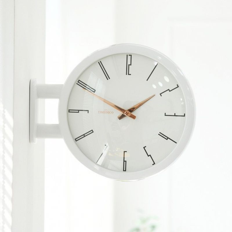 Morden Double Clock A7(WH) 이미지/